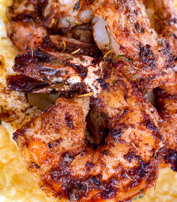 Jerk Shrimp and Grits