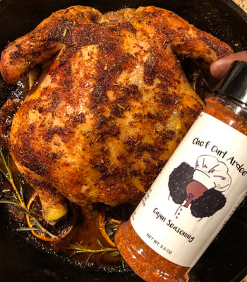 Cajun Rubbed and Roasted Chicken
